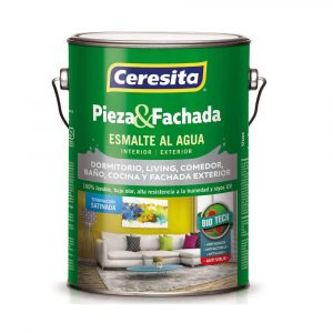 ESMALTE AGUA PIEZA & FACHADA VERDE MANZANA GALÓN