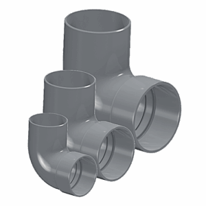 CODO PVC SANITARIO GRIS 110X87.5MM