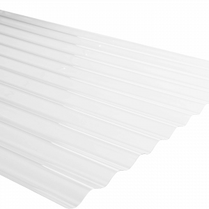 POLICARBONATO ACANALADO 0,5MM 0,85X3MT TRANSPARENTE