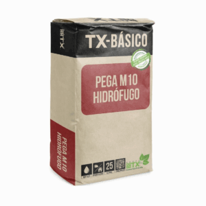 MORTERO PEGA M10 HIDROFUGO TRANSEX 25KG