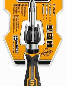 DESTORNILLADOR RACHET JUEGO INGCO 8PCS AKISD0808