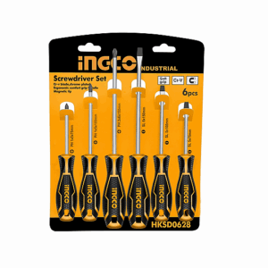 SET DESTORNILLADOR INGCO 6PCS HKSD0628