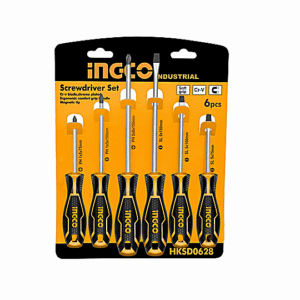 SET DESTORNILLADOR INGCO 6 PCS